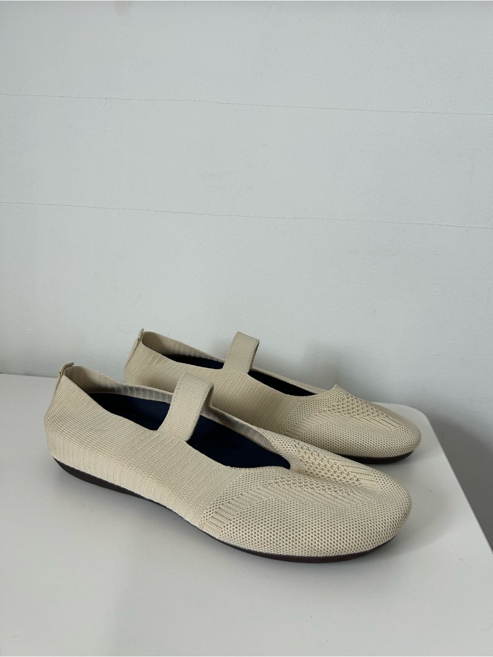 Sperry Knit Mary Jane Ballet Flats Topsider size 11 chic 90s preppy minimalist